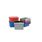 Orbis Fp403 Gray Attached Lid Container  29 92 Gal Volume Cap   23 7 8 In L  19