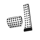 2pcs Gas And Brake Pedals Pads Cover Anti-slip For Mercedes-benz C E S Glc Gle