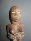 Authentic Bembe Maternity Statue   African Tribal Art   Dr Congo   34 Cm Tall
