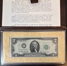 1976 Usa  2 Two Dollar Bicentennial Commemorative Bill 1st Day Of Issue