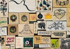 123 Rubber Stamp Wood Mounted Various Brands   Sizes New used vintage Lot  1
