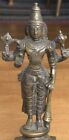 Solid Bronze 8 75  Vishnu Statue Figure Statue India Hindu Exceptional Antique