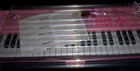 Keyboard Piano For Kids 61 Light-up Keys Musical Learning Pink With Microphone