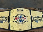 Aew All Alite International World Championship Title Belt Replica Brass 2mm