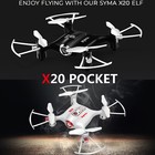 Syma X20 Mini Drone Rc Nano Quadcopter W  Auto Hovering 3d Flip Toy Gift For Kid
