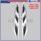 2x New Chrome Hood Left Right Hood Vent Molding Trim For Buick 2012-2017 Verano