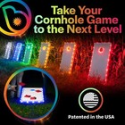 Brightz - Tossbrightz Cornhole Led Light  Bean Bag Game Board Lighting Kit  Gold
