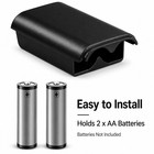 10pcs Black Battery Pack Cover Shell Case Kit For Xbox 360 Wireless Controller
