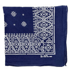 Diamond Print Bandana Handkerchief Fast Color Rn 13960 Blue Cotton 20  Vtg 1950