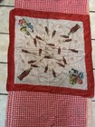 1950s Coca-cola Vintage Advertising Bandana Clean Big Size Vibrant Colors Rare