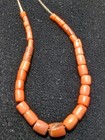 Antique Tibetan Small Coral Beads  31 Beads 5 2 Grams  Undyed Natural Old Coral 