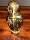 Vintage Brass Statue Laughing Buddha Sculpture Hidden Compartment