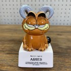 Vintage 1981 Garfield Cat Enesco Figurine Aries Zodiac Sign Astrology