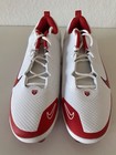 Nike Force Trout 9 Pro Mcs Baseball Cleats White Red Fz0915-104 Men   s Size 12