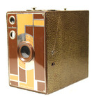 Vintage Eastman Kodak No 2a Beau Brownie Doublet Lens Art Deco Style Film Camera