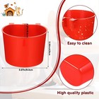 30 Pcs Cage Cups Birds Feeders Bird Water Dispenser Hanging Quail Waterer Pla   