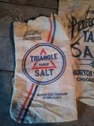 Lot Of 3 Antique Primitive Cloth Salt Bags Early Advertising 