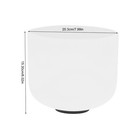 Singing Bowl For Sound Healing Quartz Singing Bowl With Rubber Mallet 432hz