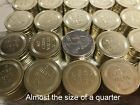 New 200 Golden 777 Authentic Pachislo Slot Machine Tokens - Never Used