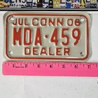 2006 Connecticut Motorcycle Dealer License Plate     free         Mda 459   Ct M c Tag
