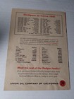 1961 Don Drysdale Union76 Meet The Dodger Family Booklet 