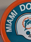 Vintage 1970s Miami Dolphins Metal Beer Tray  14 Inches