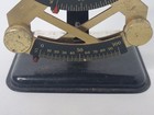 German Vintage Antique Postal Bilateral Brass And Metal Letter Scale Read