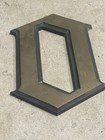 Vintage Bronze Store Front Sign Letter    o   ornate Architectural Advertising 13   