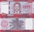Liberia 50 Dllars 2022 P 40 Unc 1 10 Bundle Lot 10 Pcs