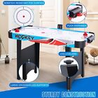 48in Air-powered Hockey Table For Kids And Adults 12v Portable Led Scoreboard