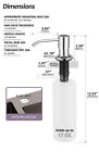 500 Ml Stainless Steel Head Soap Dispenser Kitchen Sink Hand Liquid Pump Bottle