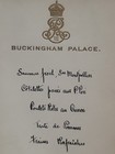 1907 Buckingham Palace Royal Menu - 1907 Imperial Conference - Birth Of Dominion