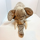 Folkmanis Large Elephant Hand Puppet Plush Vtg Rare Retired Realistic Animal Toy