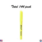 Madisi Highlighters  Chisel Tip  Fluorescent Yellow  Bulk Pack  144-count