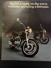 Vtg 1980s Ad  Honda Motorcycle 2-page Ad  Follow The Leader  1981 Cb650