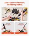 Vevor 2-in-1 Hot Air Rework   Soldering Station 750w With Adjustable Temp Led