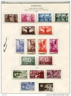 Romania 1945-7 Accumulation Mh On Pages Perf Imperf Overprint Cv 285 Euro