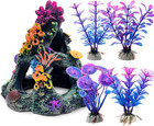 Aquarium Colorful Coral Reef Set Fish Tank Decoration Mountain Ornament For Aqua