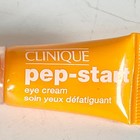 Clinique Pep-start Eye Cream Hydrate Brighten Cool Depuff Travel  1 Oz 3ml New
