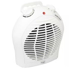 1 500-watt 2-settings Electric Portable Fan Heater With Adjustable Thermostat