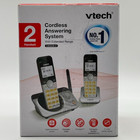 Vtech Cs5229-2 2 Handset Cordless Phone Answering System Extended Range Open Box