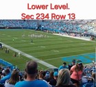  2  Carolina Panthers Vs Tampabaybuccaneers  lower Level 