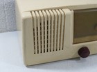 Vintage 1950s General Electric Ge Tube Radio Model 124 Cream Bakelite Powers On