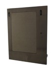 Scratch   Dent 17 x13  Door Chalk Board With 3 Hooks Grey