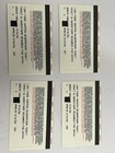 Walt Disney World Park Hopper Used Readmission Tickets Lot Of 4 2004 Vintage