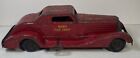 Marx Siren Fire Chief Pressed Wind Up Toy Car 14 5 Inches