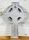 Vintage Jeweled Cross Co Pewter Metal Celtic Cross Knotted Wall Hanging 2000