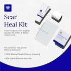 Rejuvaskin Scar Heal Kit Medium Surgical Scars 4  X 8  Silicone Scar Sheets Reju