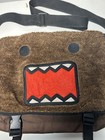  very Rare  Domo Kun Collector 12 X 15 Messenger Bag 2011 Buckles   Strap Brown