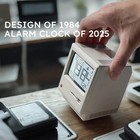 Retro Computer Alarm Clock - Vintage 1984 Macintosh Style - Cute Desk Decor